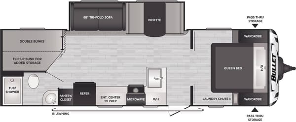 'Billie' 2023 Keystone RV Bullet Crossfire ACO2400
