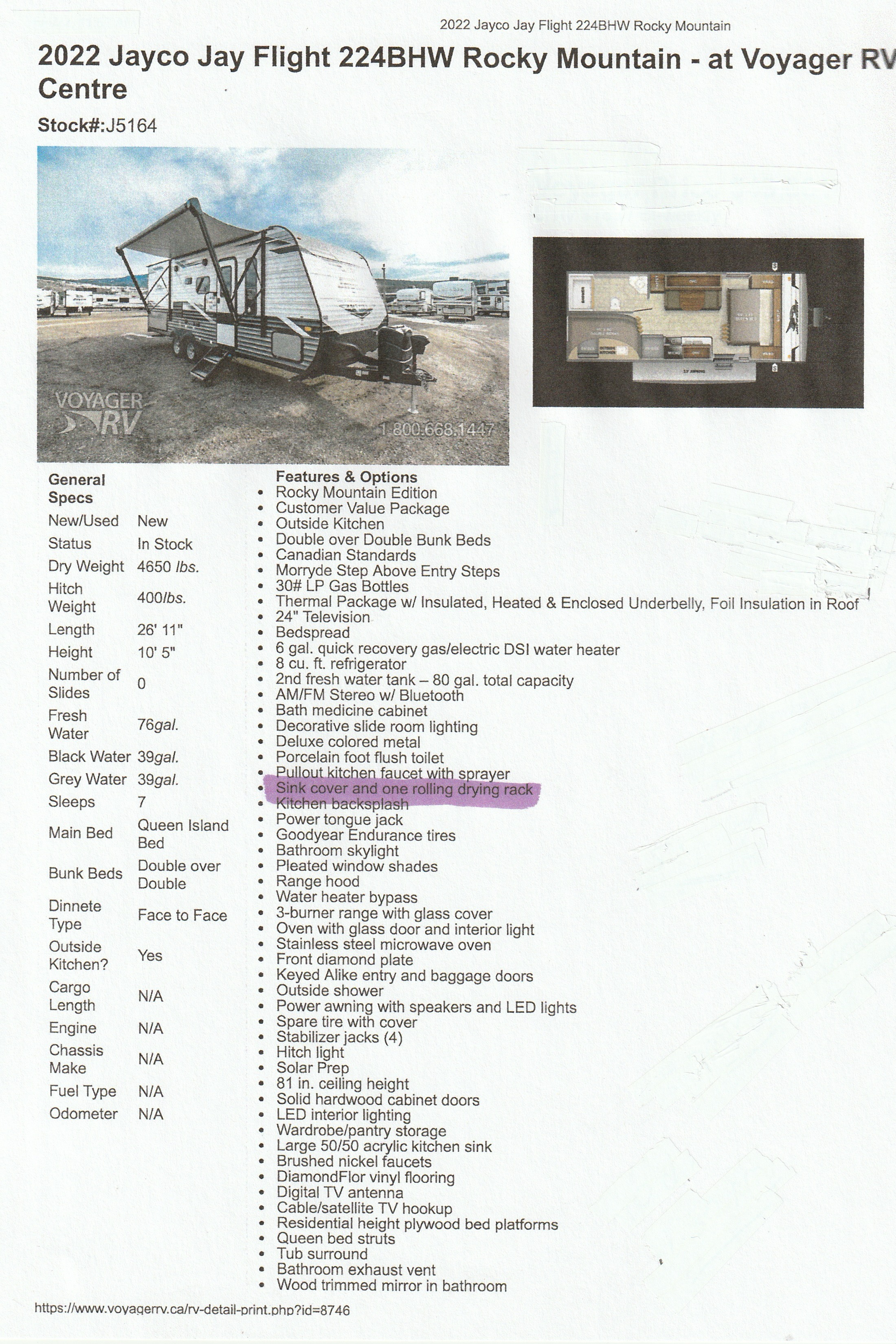 The 4A Jayco Jay Flight Rocky Mountain Travel Trailer