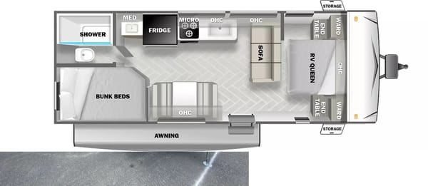 2024 Salem Sleeps 8 With Bunk Beds & Solar!