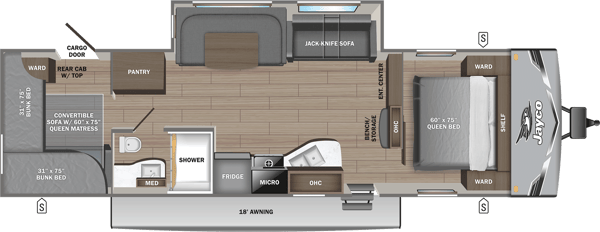 2025 Jayco Valet Bunkhouse | Sleeps 10 | Endless Hot Water | Delivery Only
