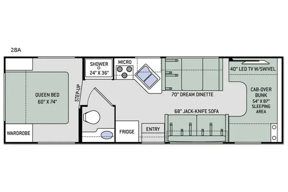 Fireside RV's 2019 Thor Motor Coach Majestic 28A - LMI1519