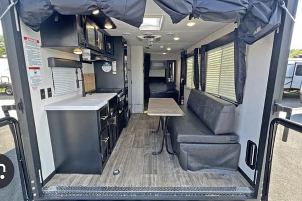 shane's Forest River grey wolf 18RR Toy Hauler