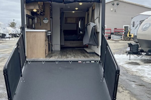 shane's Forest River grey wolf 18RR Toy Hauler