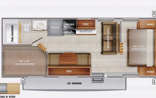 Jayco Jayflight SLX 264BHW BAJA Travel Trailer