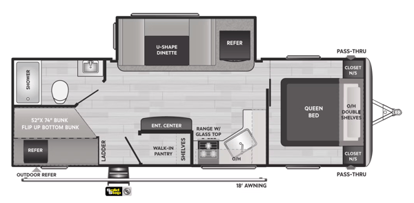 Clean Keystone 251BH Travel Trailer