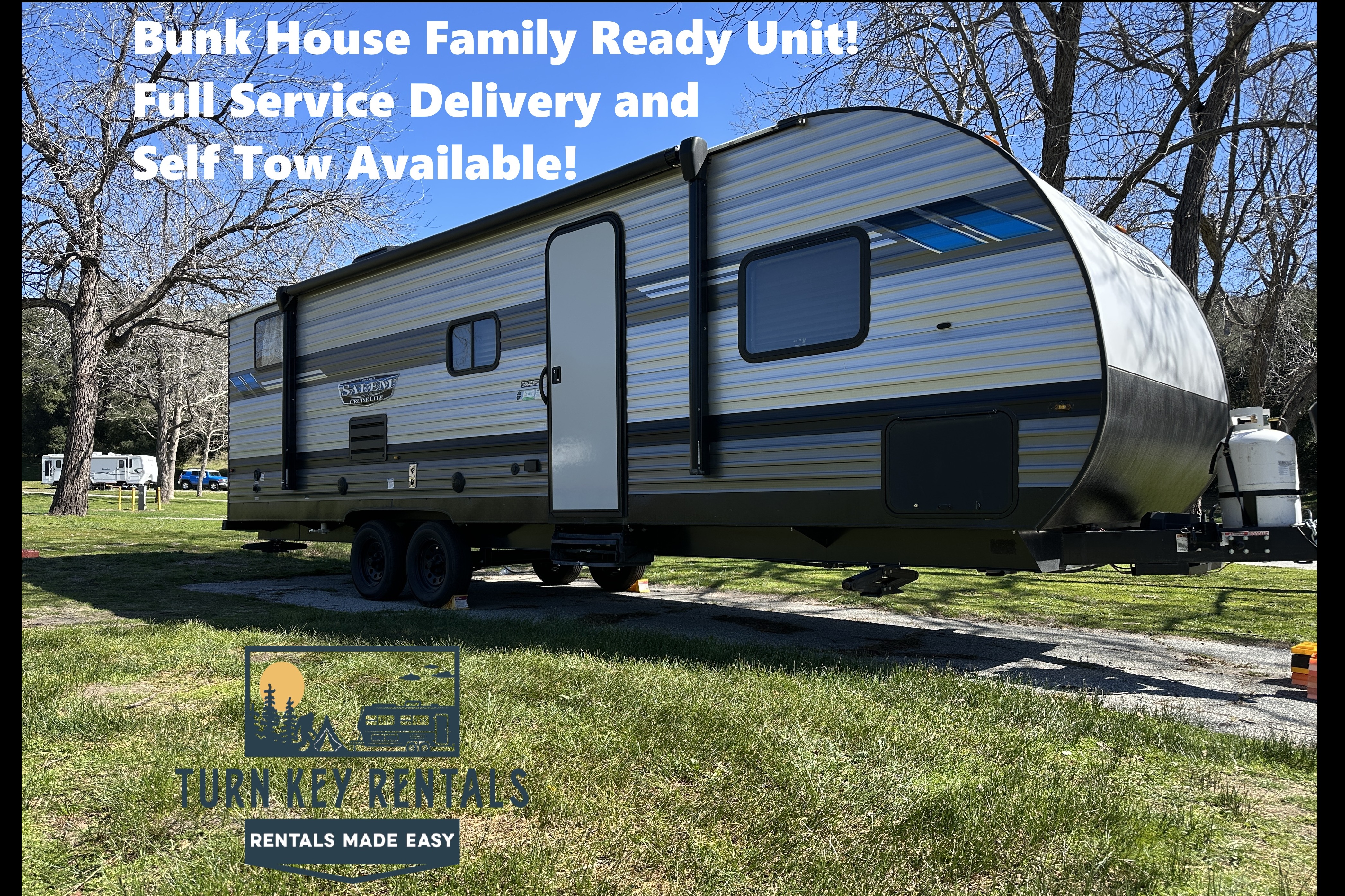 T-267 35' fully stocked Bunk house, great unit with the kids! turnkey package available