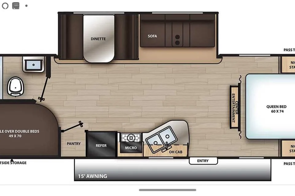 Laura Leigh 2020 Forest River Aurora 26BHS Aurora  Travel Trailer