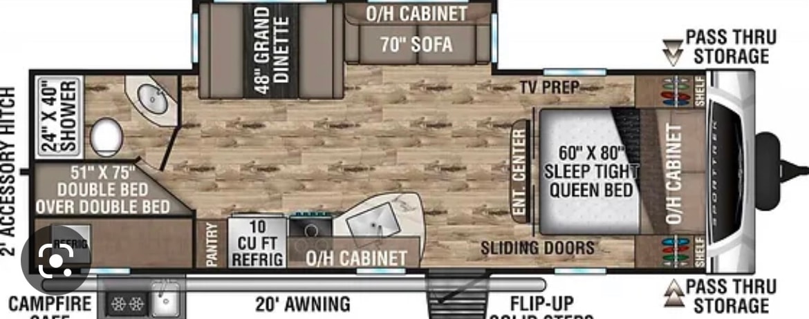 Jen's Sport Trek  270 VBH Travel Trailer