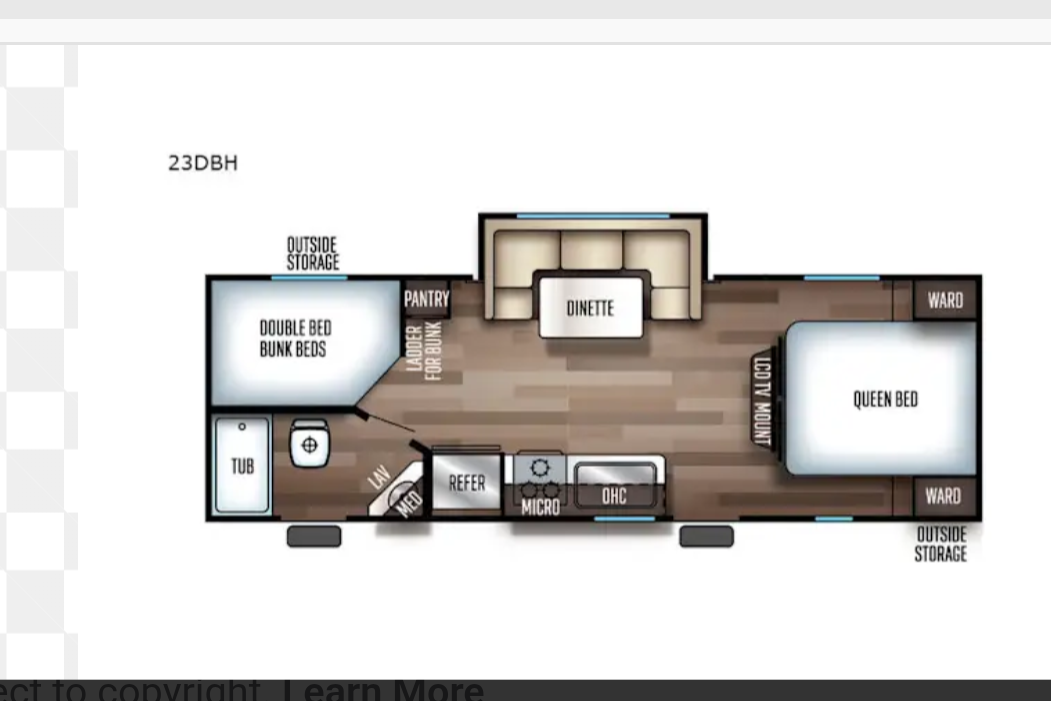 KB,s Grey wolf Travel Trailer
