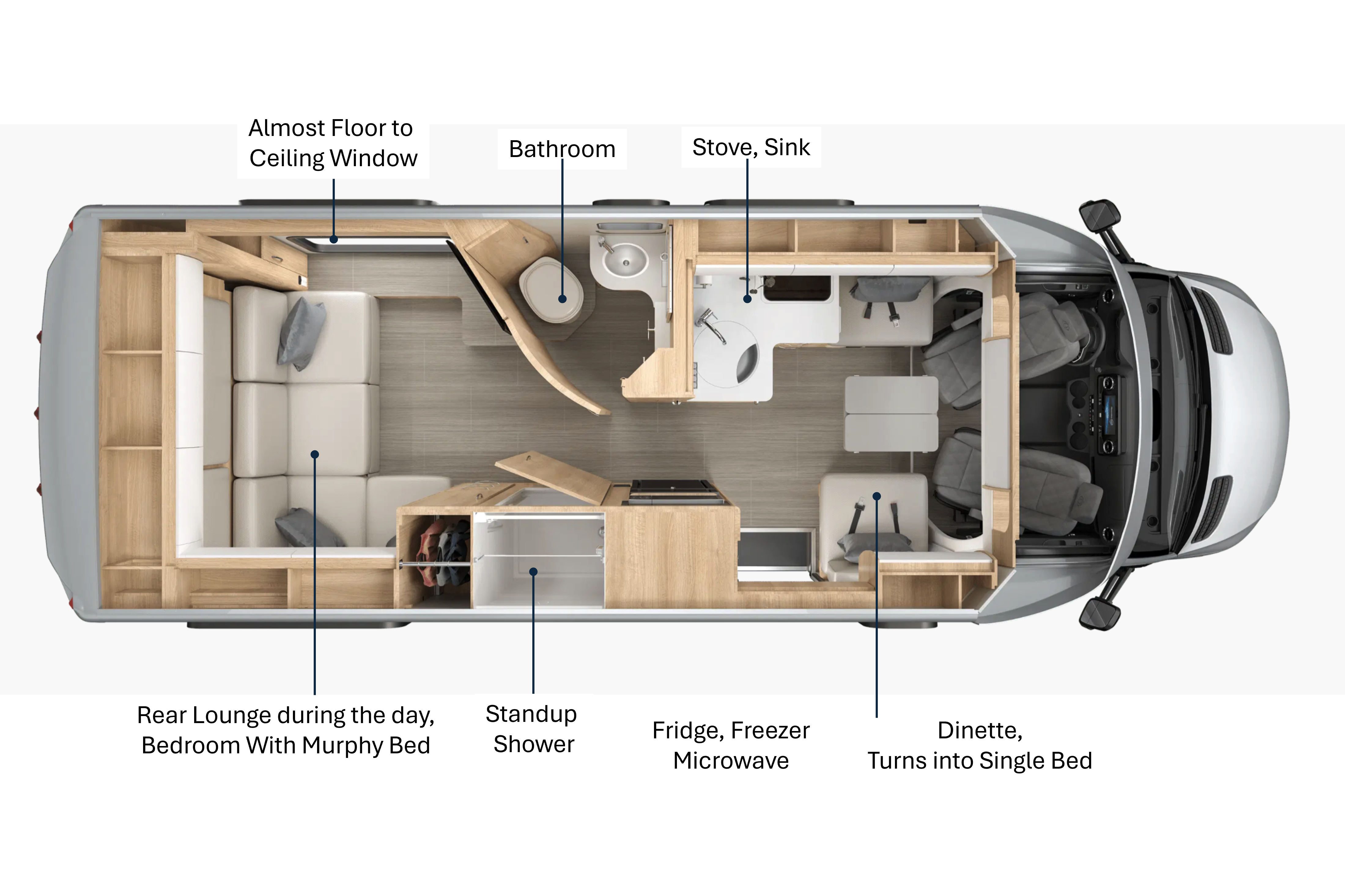 Leisure Travel Van Unity RL - PNW Glamping Easy for First Timers
