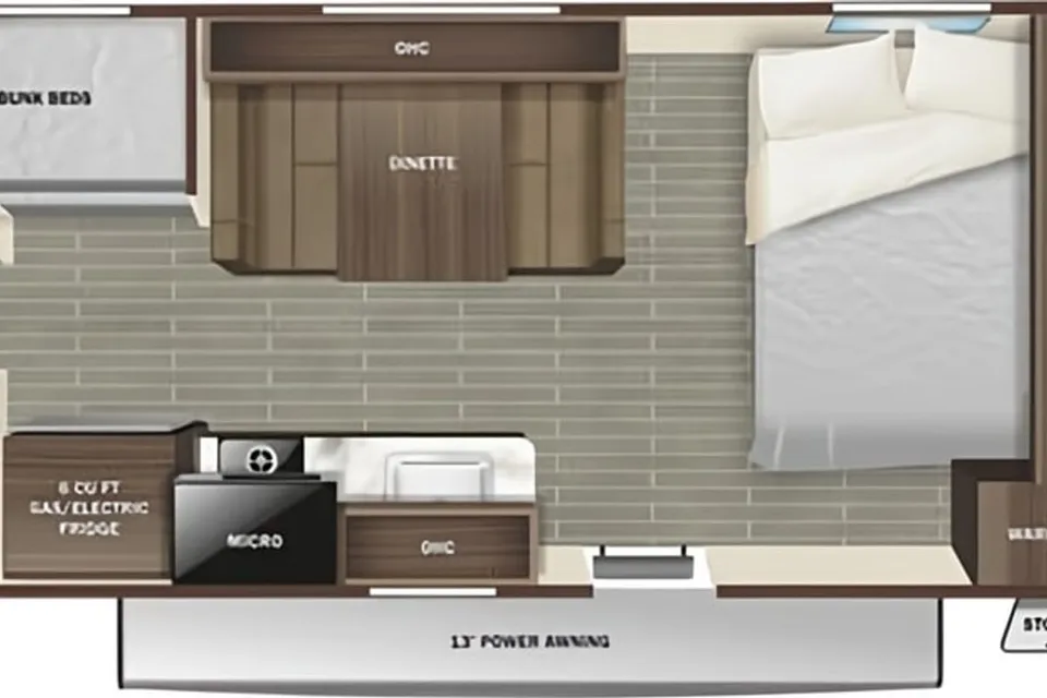 NEW Cozy Family Camper with Bunks - 2024 Starcraft 19BH