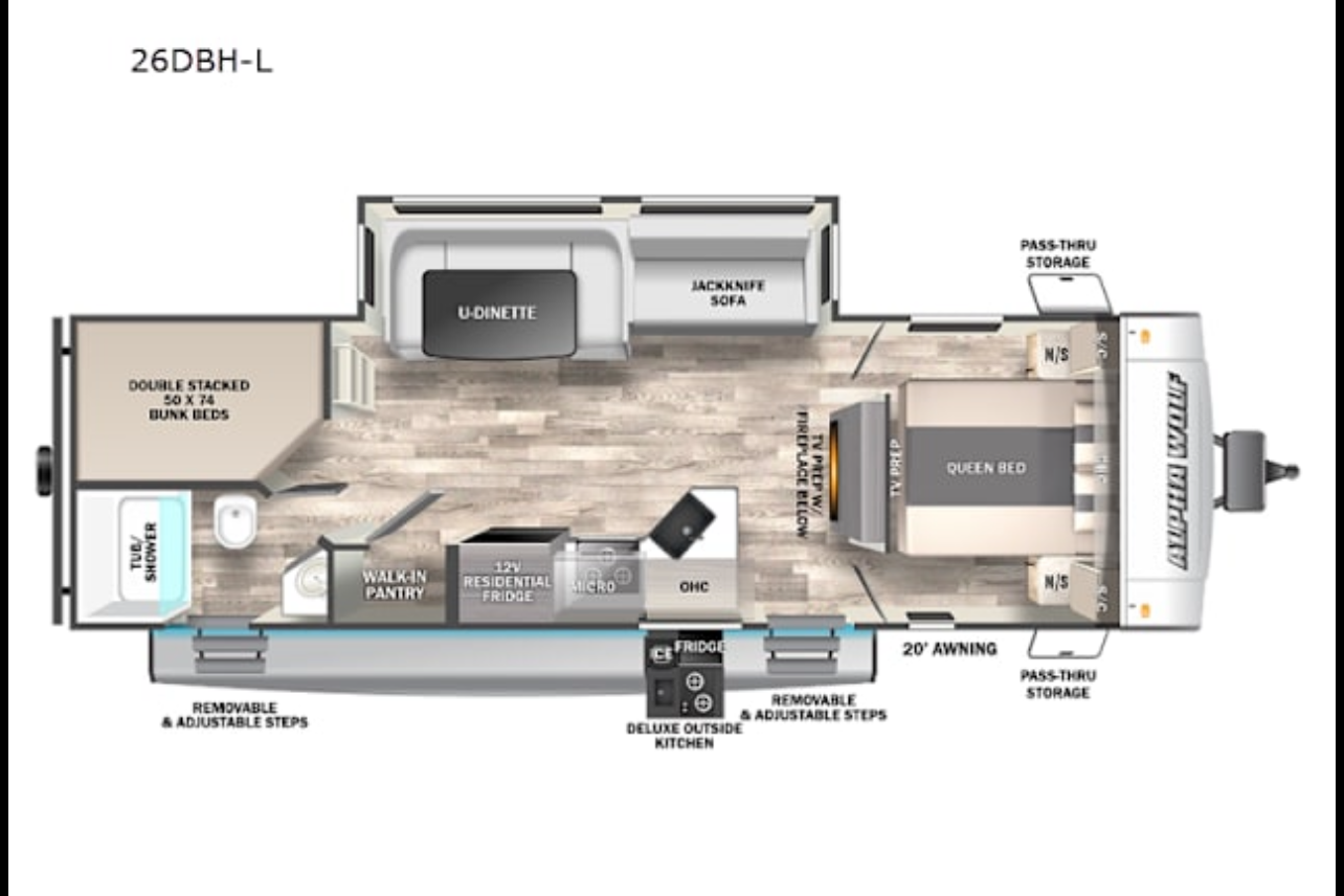 Lady Montague, our 2023 Forest River Cherokee Travel Trailer