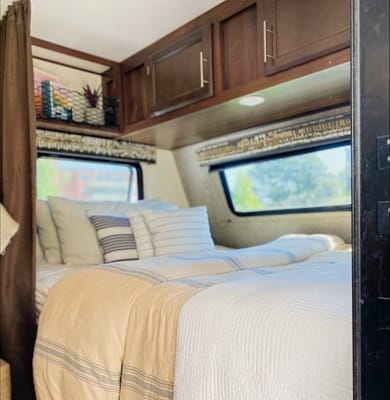 How to get your wife to go camping travel trailer!