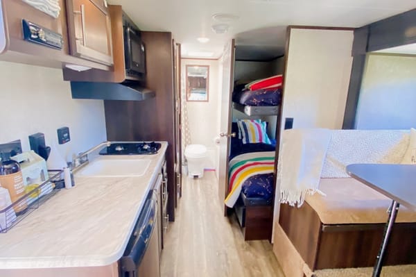 How to get your wife to go camping travel trailer!