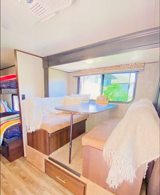 How to get your wife to go camping travel trailer!