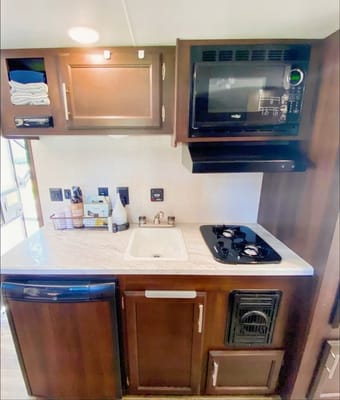 How to get your wife to go camping travel trailer!