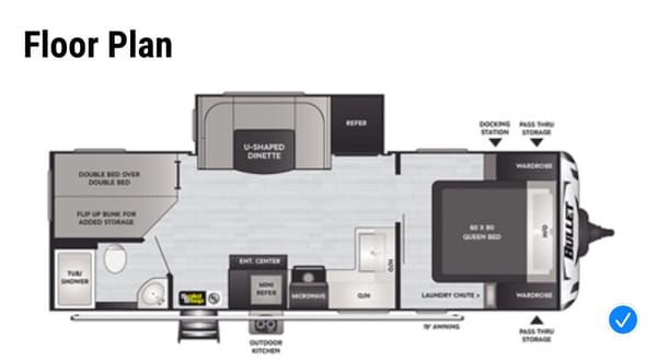 2022 Keystone Bullet 250BHS – Family-Friendly Bunkhouse Camper