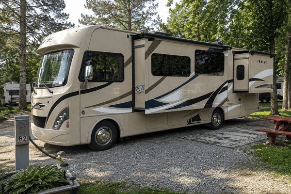 (#13) Lux Class A RV 31FT | Sleeps 8 | 2 Slide Outs | Burning Man | EDC