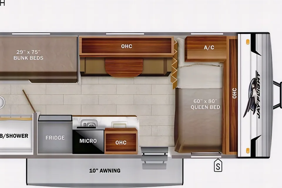 Simon's Jayco Jay Flight 174BH Travel Trailer 2023