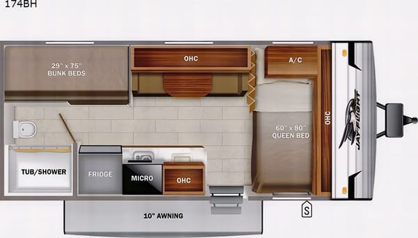 Simon's Jayco Jay Flight 174BH Travel Trailer 2023