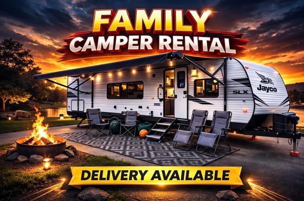 Rocco’s RV Rental | Fully Equipped Jayco Sleeps 8