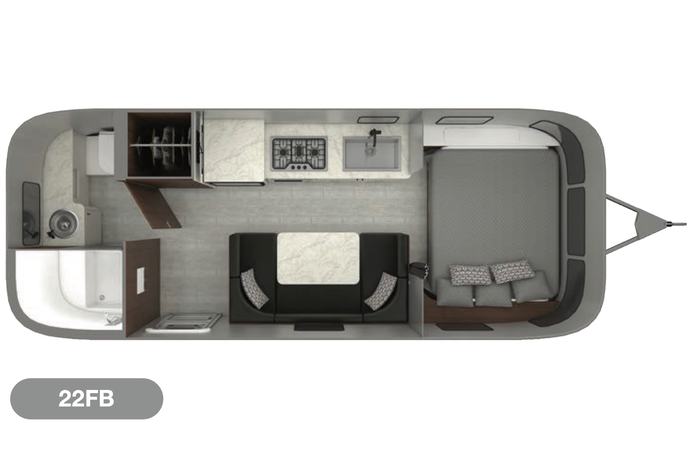 "Caroline" -- a Pristine 2022 Airstream Caravel 22FB Travel Trailer