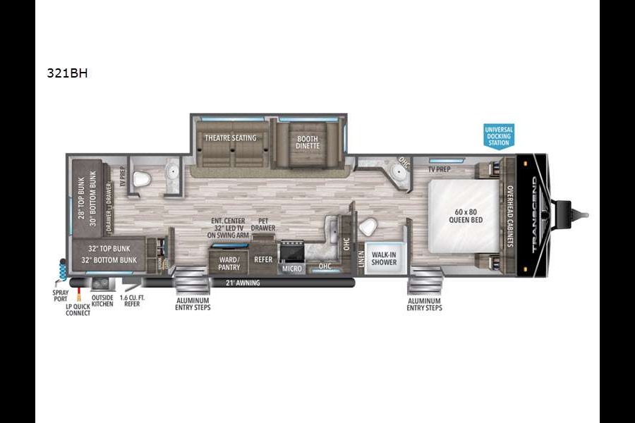 The Dual-Suite Retreat The Ultimate Family Bunkhouse Grand Design 321BH Travel Trailer