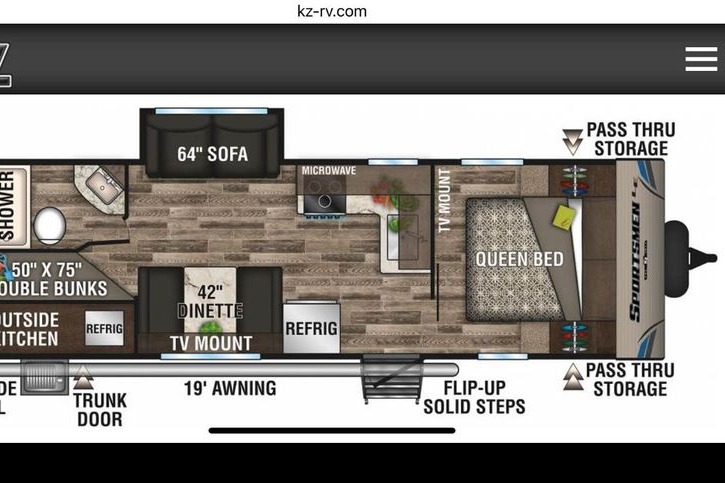 KZ Sportsmen 261 BHKLE Travel Trailer