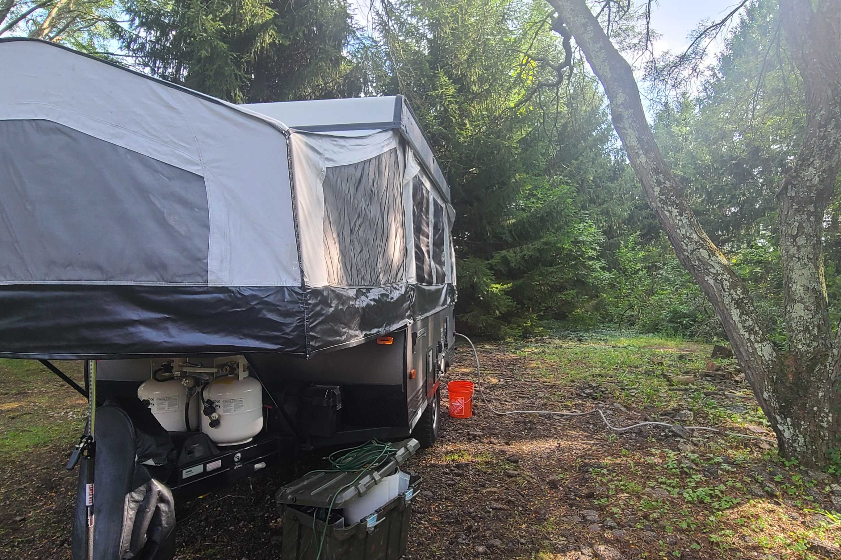 Adkins Family Forest River Rockwood Tent Trailer