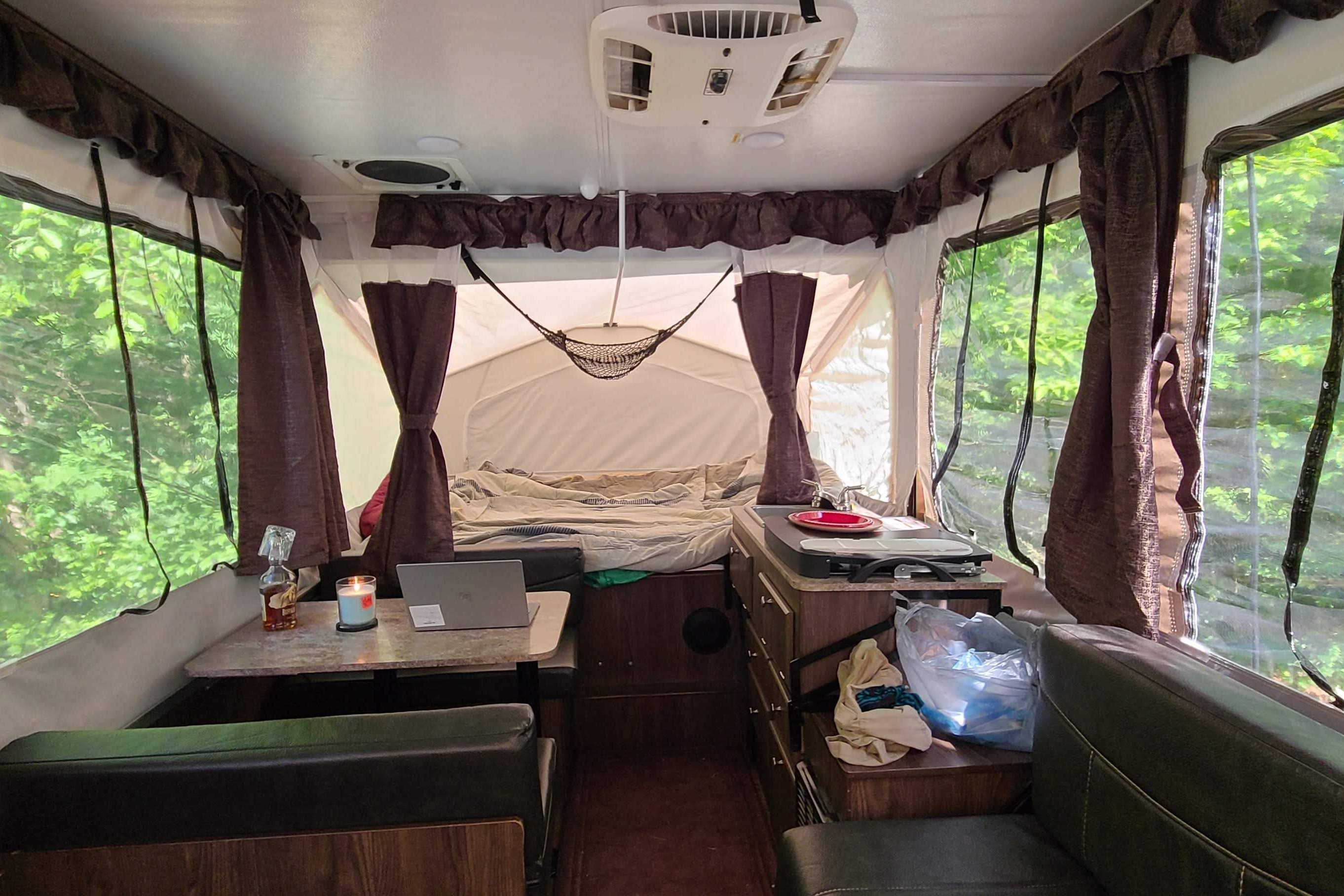 Adkins Family Forest River Rockwood Tent Trailer