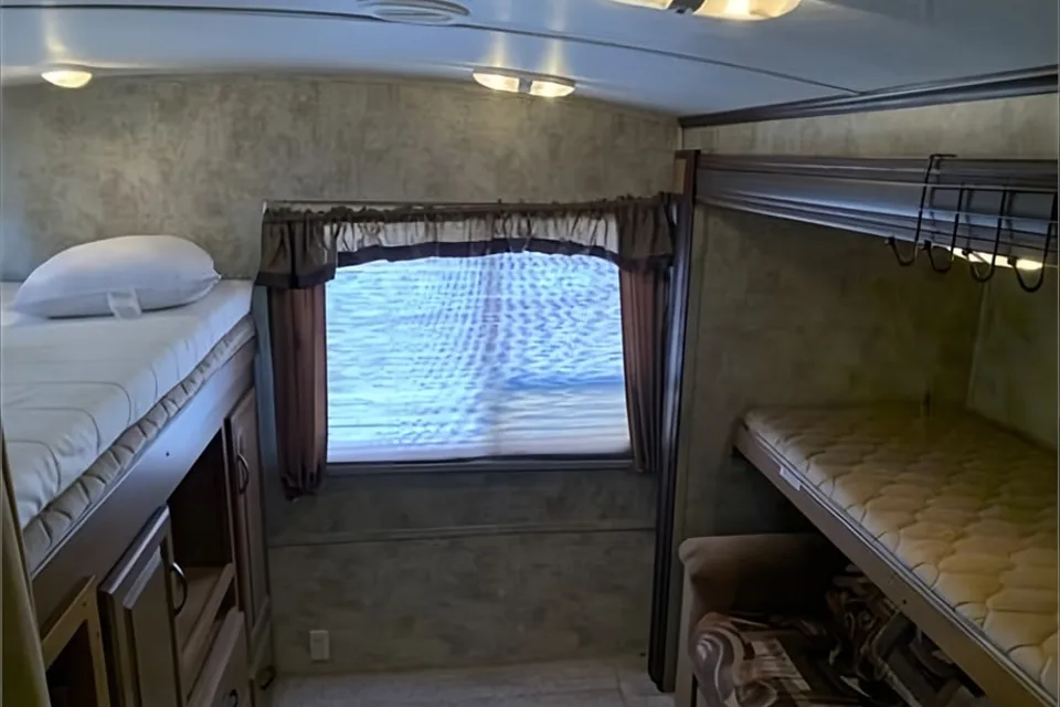 Rustic Antler Lodge Keystone Outback 312BH Travel Trailer