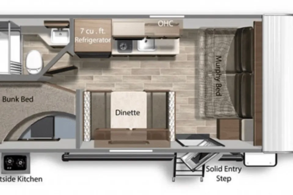  Coleman RV trailer Sleeps 7 Lightweight