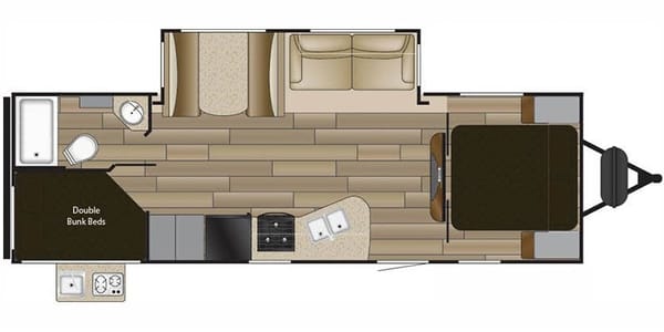 Rent our Cruiser RV S279DBS Travel Trailer!