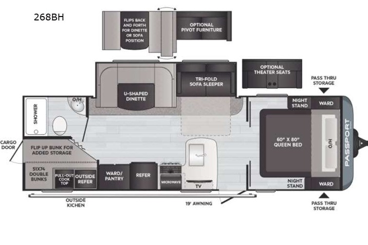 Andrew's Keystone Passport 268BH Travel Trailer