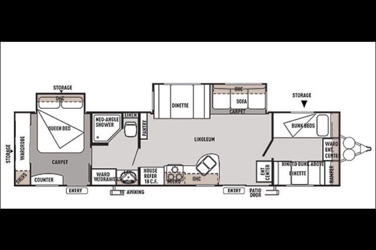 2 Bedroom Trailer with Washer/Dryer