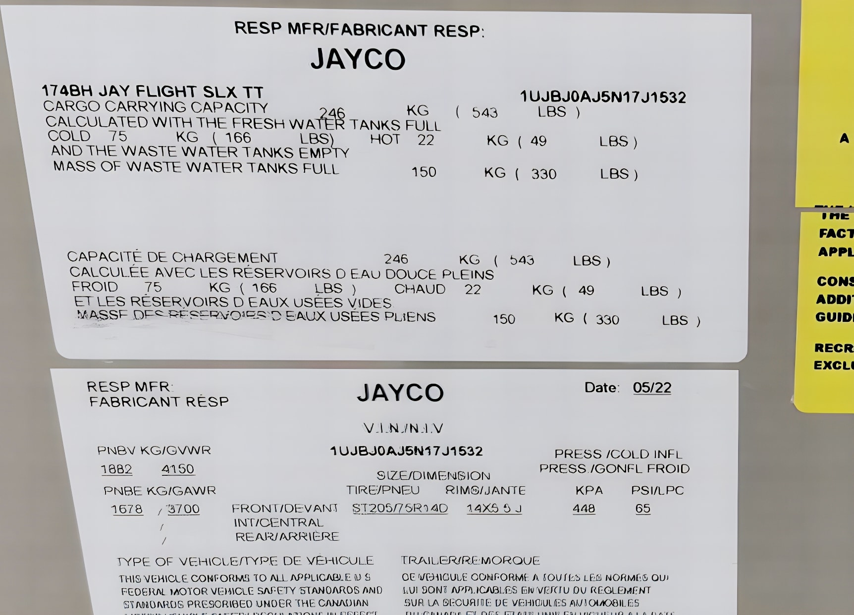 Midsize SUV Towable, New 2022 Jayco Jay Flight SLX 7, 174BH Bunkhouse 