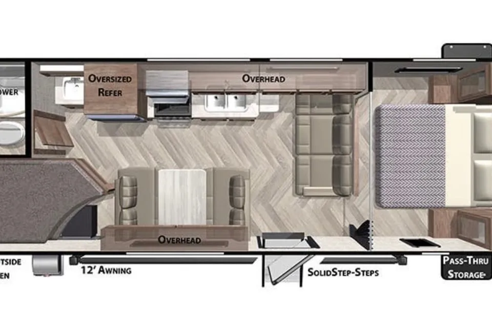 Forest River Salem Cruiselite Travel Trailer