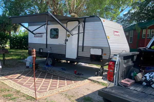 A Jewel-Coleman 17B Travel Trailer