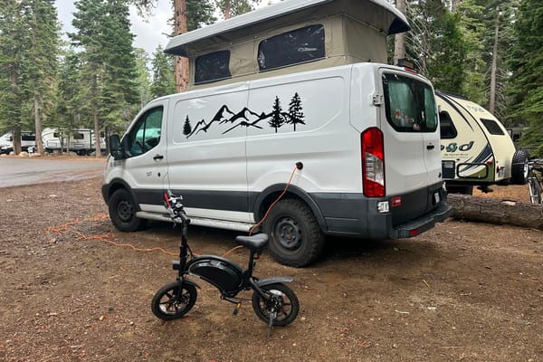 Off-Grid Adventure Van with Solar, Generator & Pop-Top