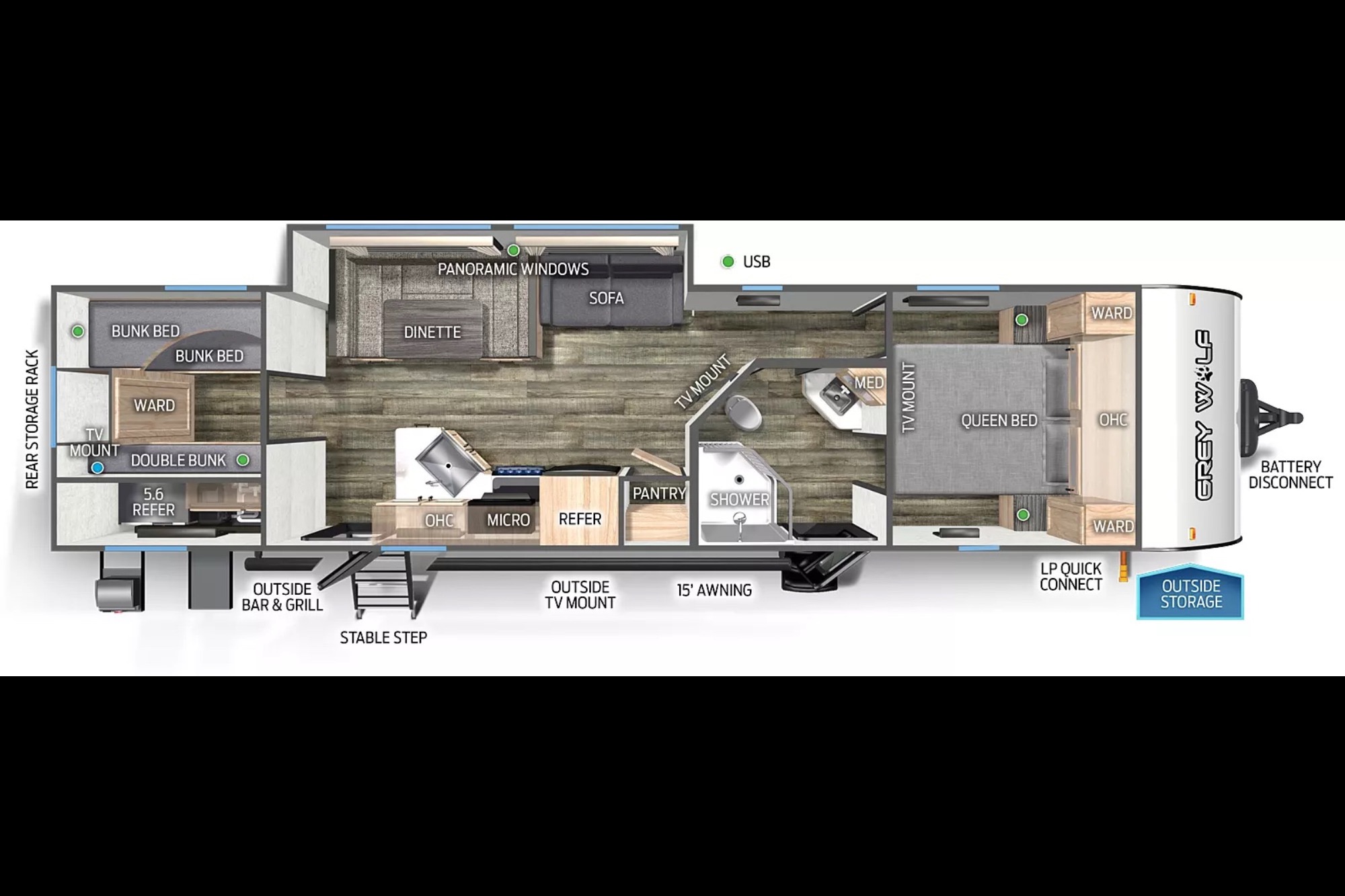 36FT Bunkhouse!
