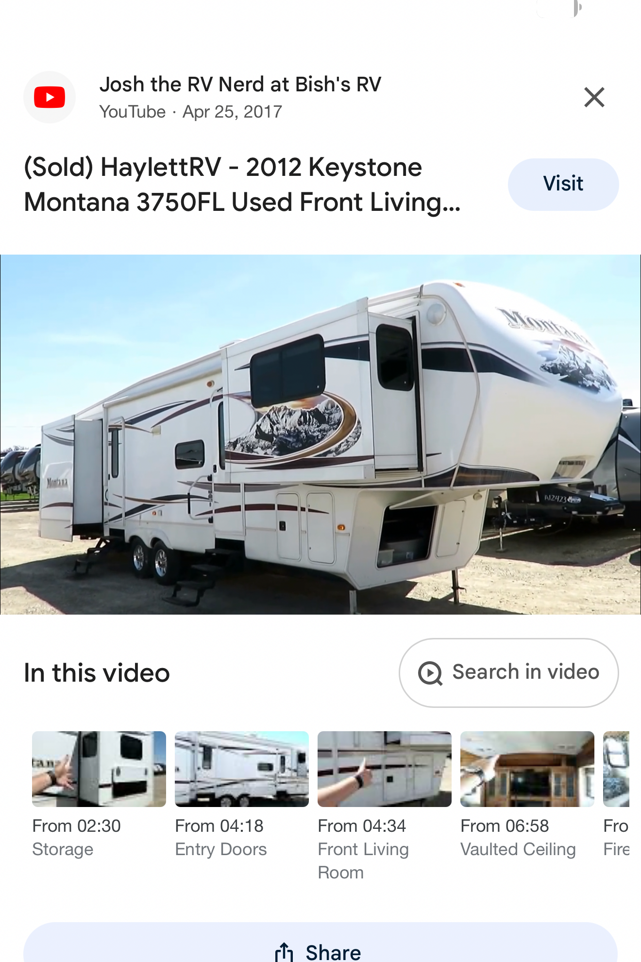 Jason's Keystone Montana 3750fl Fifth Wheel
