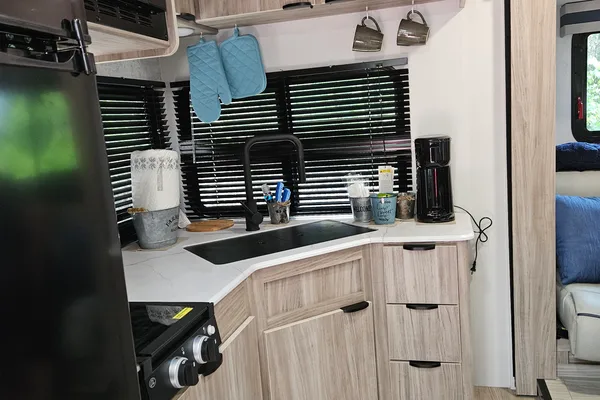 Kreiser's Winnebago travel trailer onsite or delivery