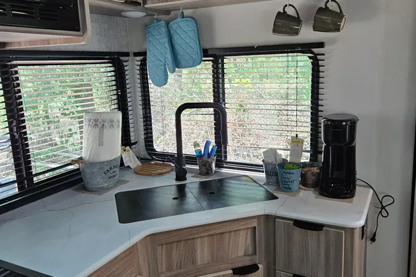 Kreiser's Winnebago travel trailer onsite or delivery