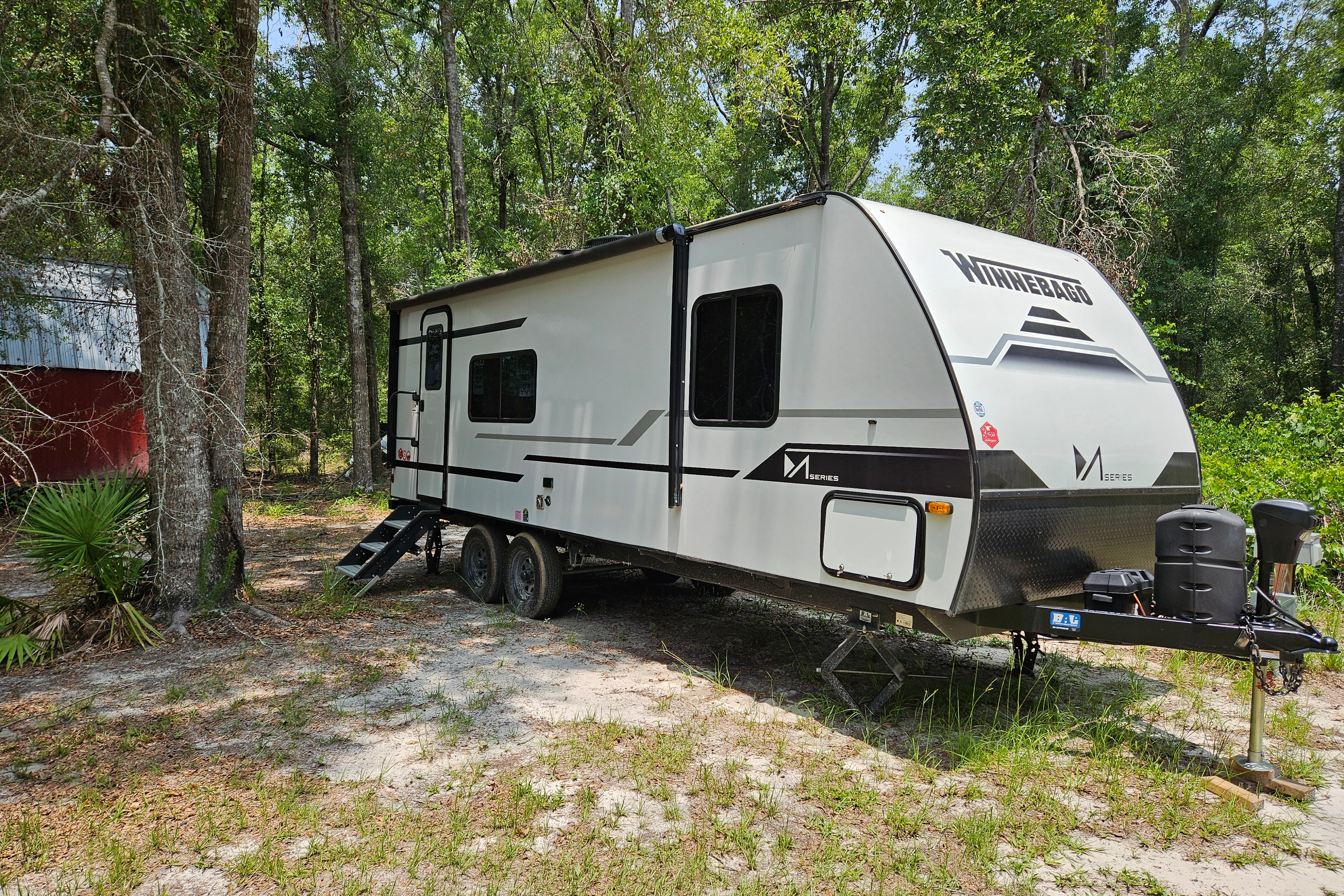 Kreiser's Winnebago travel trailer onsite or delivery 