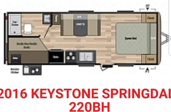Fun with the Fam ! 2016 Keystone Springdale - With Bunk beds!