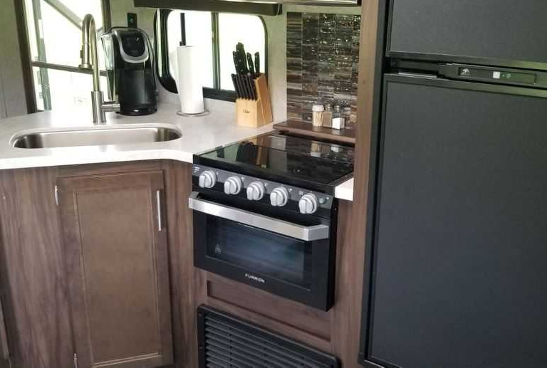 Getaway trailer.