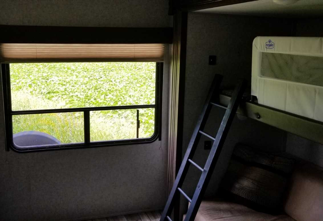 Getaway trailer.