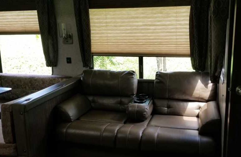 Getaway trailer.