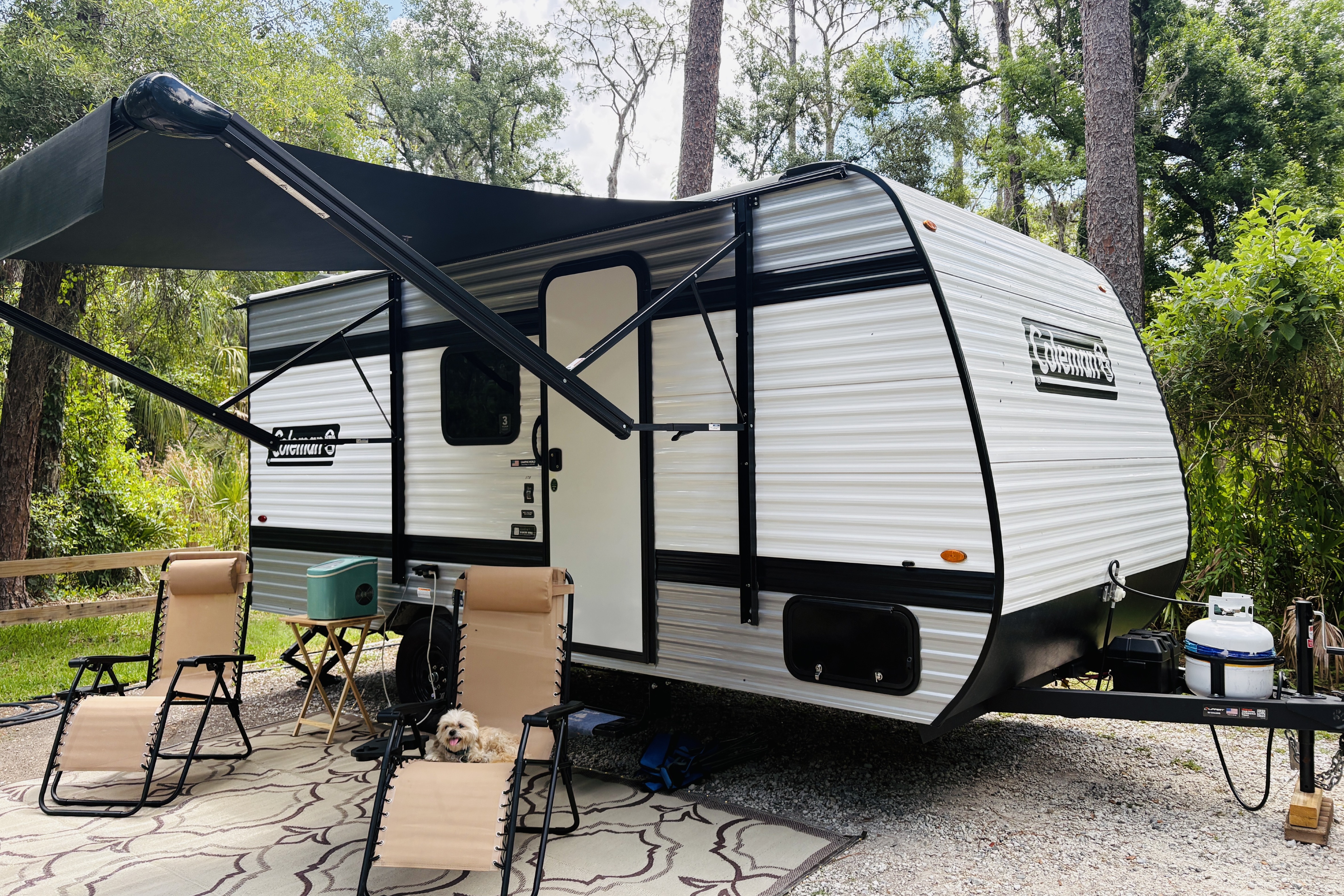 Clean & Cozy Coleman 17B Camper