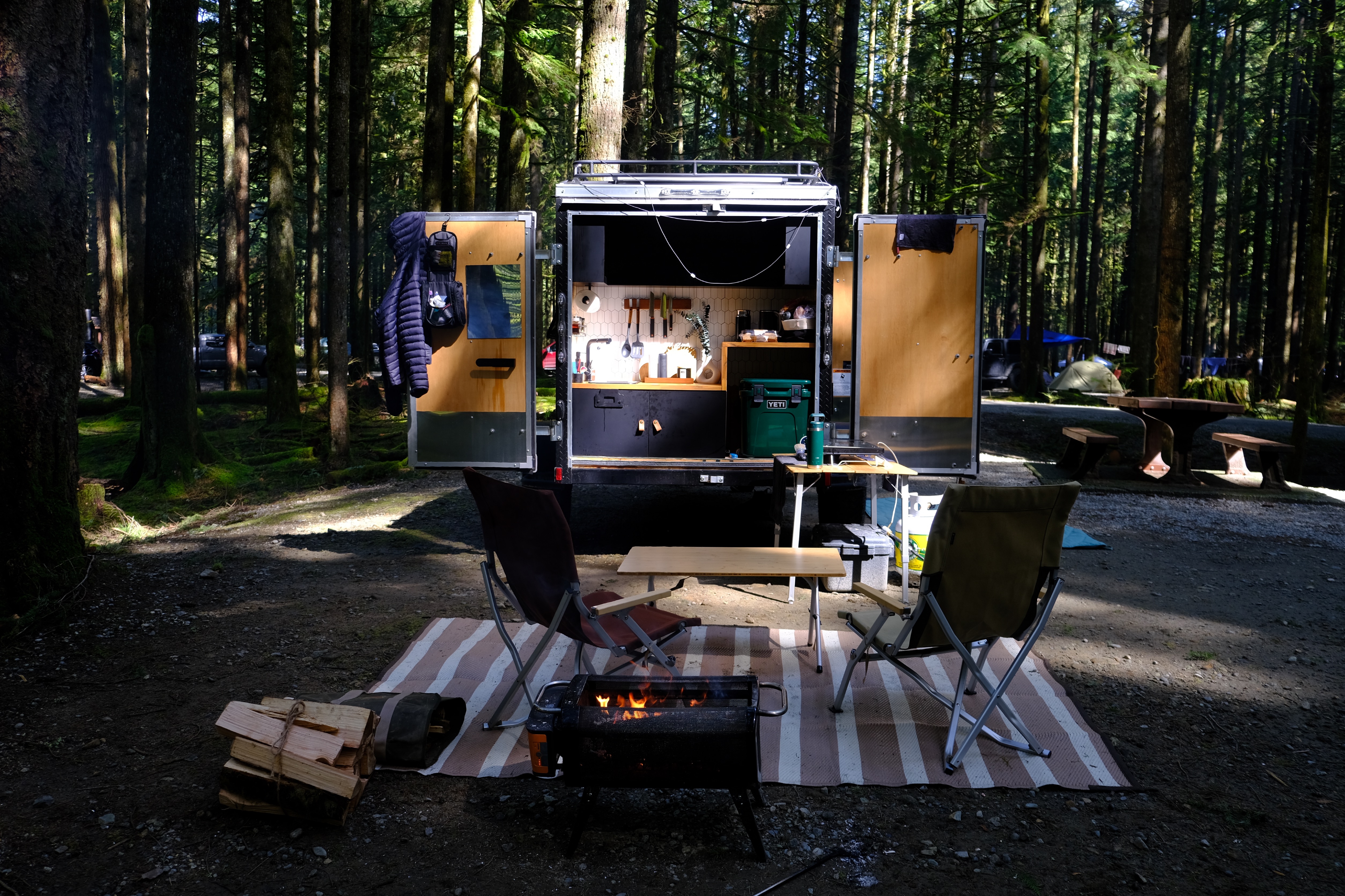The PinePod- Cozy Cabin Trailer
